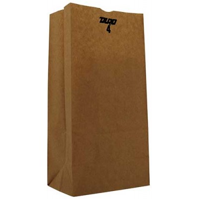 DURO BROWN PAPER BAGS 4 LB 500CT/PACK ***PICK-UP ONLY***